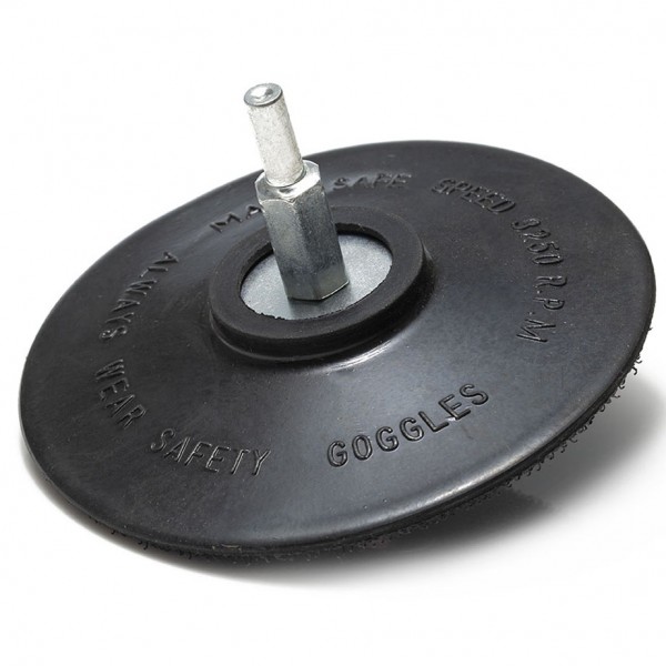 Rubber Hook and Loop Backing Pad / 7" (180 mm)